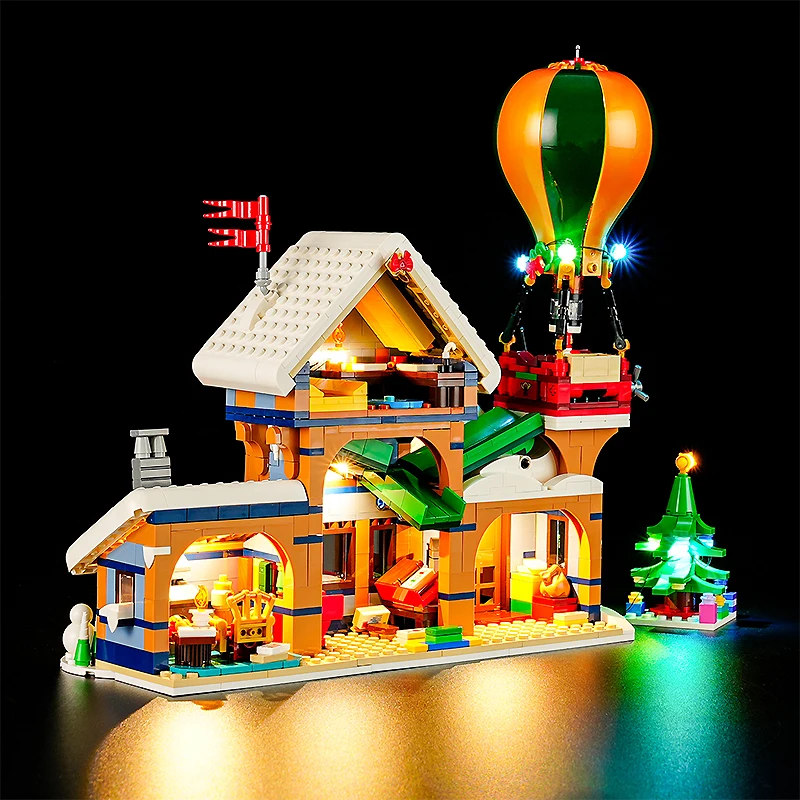 DIY LED Light Kit For LEGO 10339 Santa\'s Post Office (Only LED Light,Without Blocks Model)