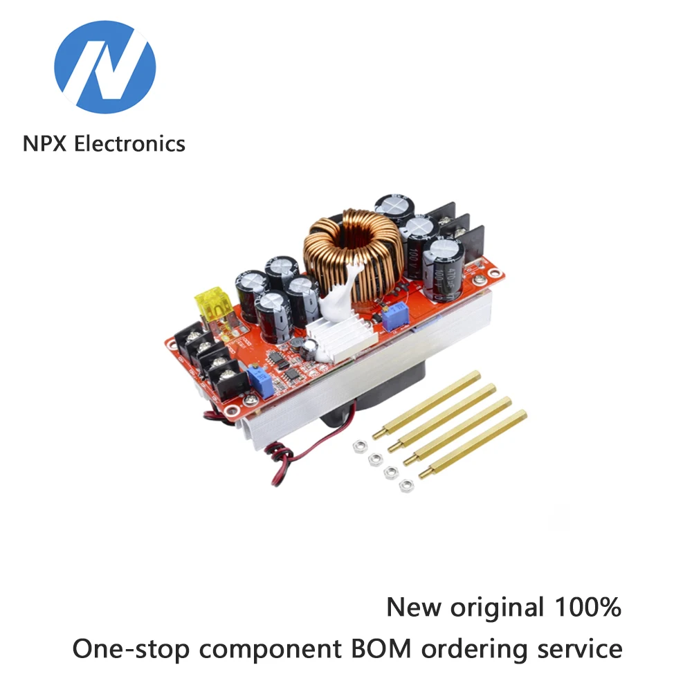 

Модуль повышающего источника питания постоянного тока мощностью 1500 Вт и 30 А, мощное постоянное напряжение и постоянный ток