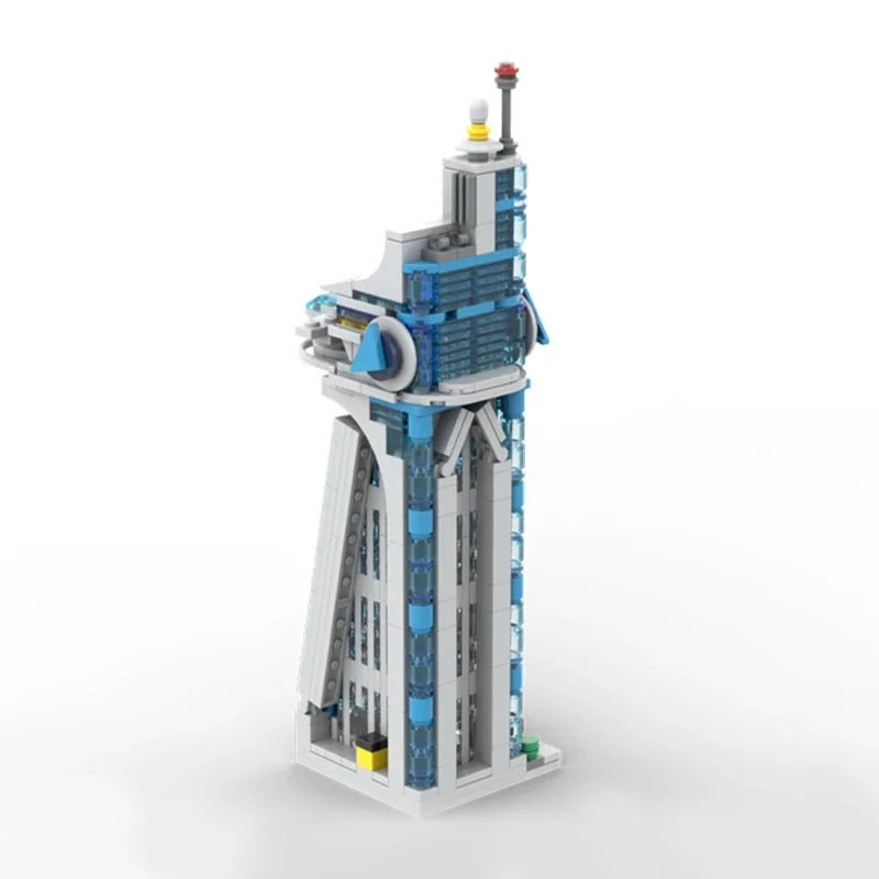 Moc 580PCS Mini 76269 Battle Tower Modular Model Building Block Assembly Brick Classic Architecture toy for Boy  present