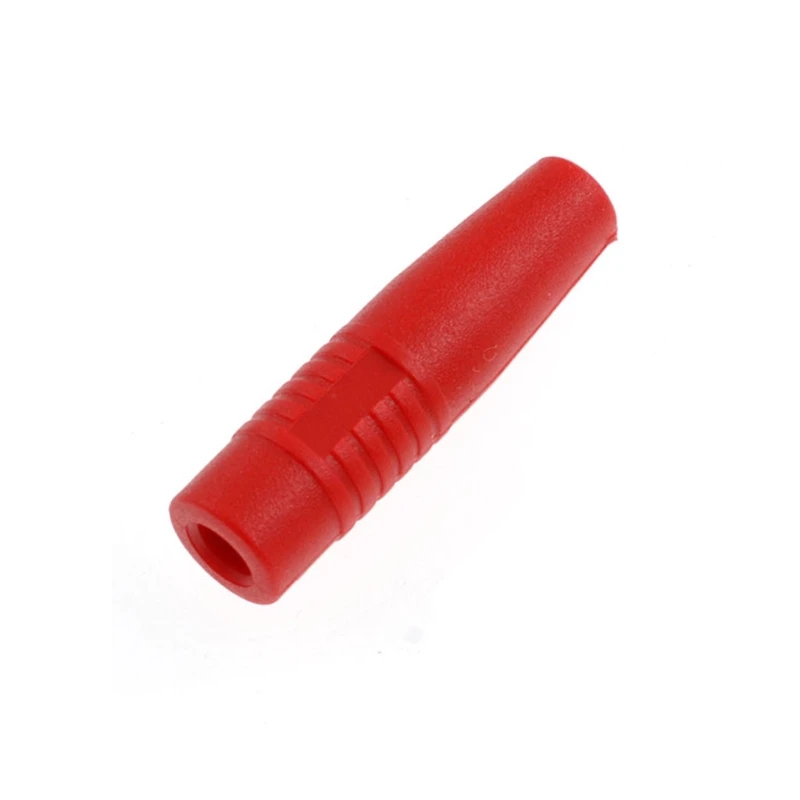 Nuevo Seguridad con aislamiento latón cubierto para conector macho Cable con conector Banana 4mm