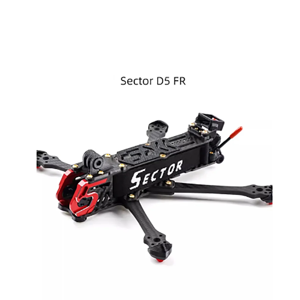 Sector D5 FR 5 inch Wheelbase 210mm Compatible with O3 Air Unit HD  Freestyle FPV Frame Carbon For