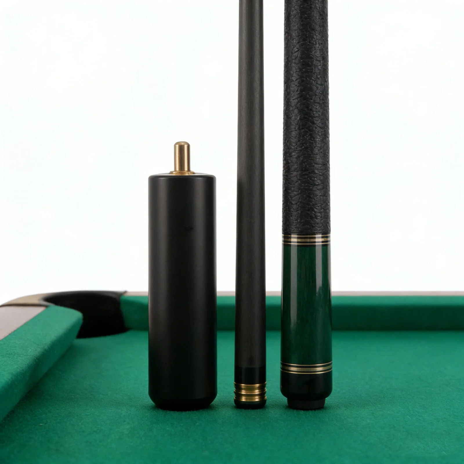 3 Inch Pool Cue Stick Extension for Billiards and Snooker Games - Comfortable Handle Precision Lengthener Easy to Attach Fits