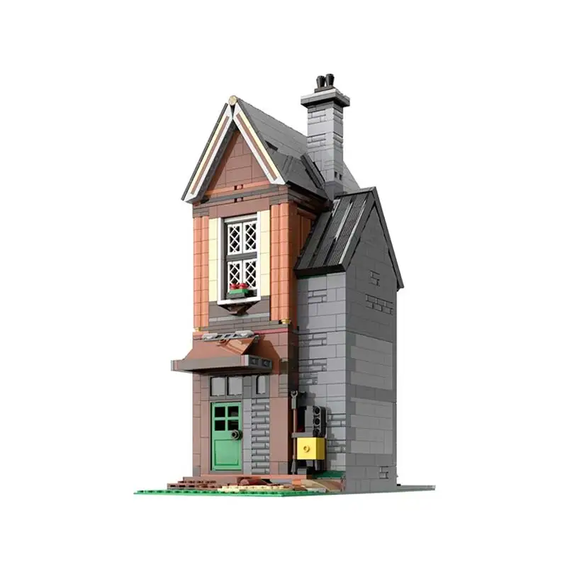 ﻿   MOC Architektur Serie Fee Haus Gebäude modell Bausteine Granulat Ziegel Puzzle Spielzeug kinder Weihnachten Kreative Geschenke