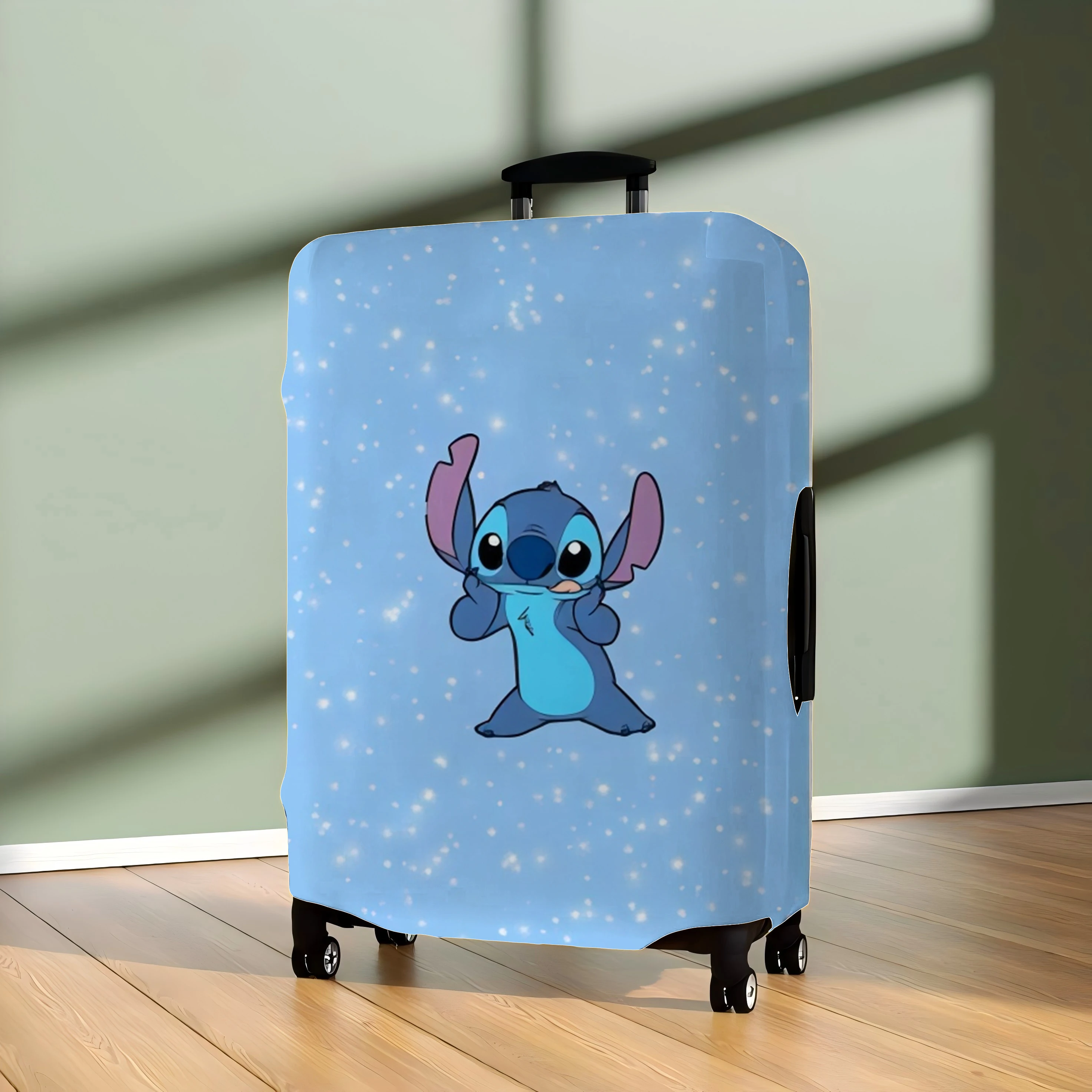 Stitch Storage Bag Suitcase Case Disney For Travel Luggage Cover Protective Accessories Traveling Covers Protector Suit Trolley