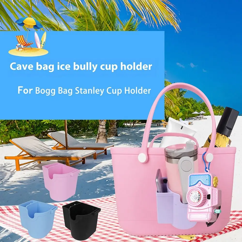 Silicone Storage Pouch Portable Soft Waterproof Beach Bag Connector Phone Holder for Bogg Bag for Bogg Bag