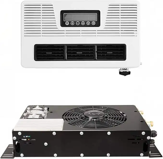 

12V Universal Concealed Electric Air Conditioner, DC 12V Silent Air Conditioner for Campers, Trucks, Vans & Excavators