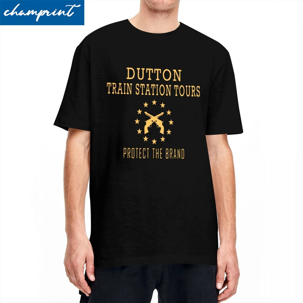 Men Women T-Shirts Dutton Train Station Tours Funny Cotton Tee Shirt  Yellowstone Dutton Ranch T Shirts O Neck Clothes