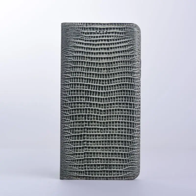 

Чехол-раскладушка из натуральной кожи для OPPO Find X8 X7 X6 X5 X3 X2 X Pro Lite Ultra Retro с узором ящерицы