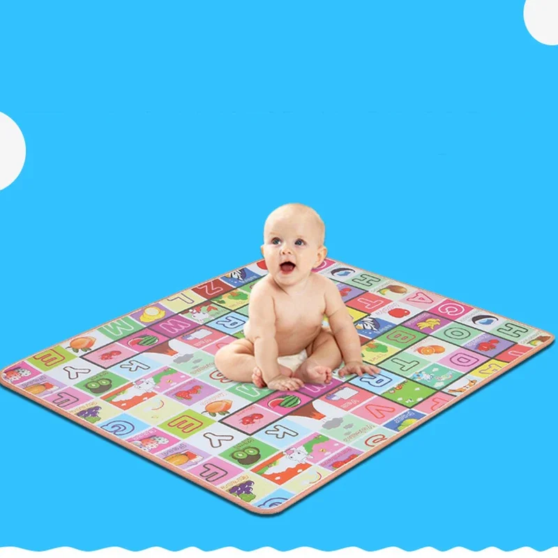 1cm EPE Environmentally Friendly Thick Baby Crawling Play Mats Folding Mat Carpet Play Mat for Children\'s Safety Mat Rug Playmat