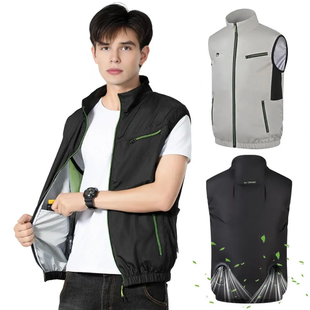 

Fan Vest with Adjustable Wind Speed Ergonomic Dual Fan Vest for Summer Heat Relief Adjustable Wind for Powerful for Outdoor