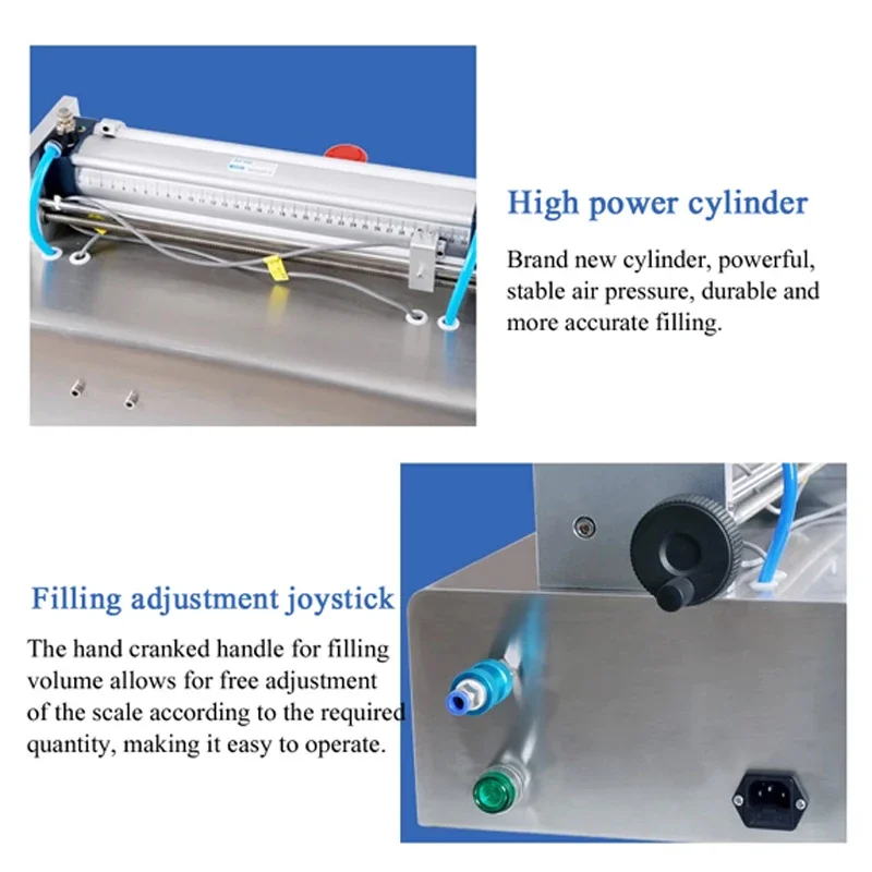 Semi Automatic Capping Filling Machine For Liquid Detergent Sauce Paste Doypack Juice Beverage Packaging Production Commercial