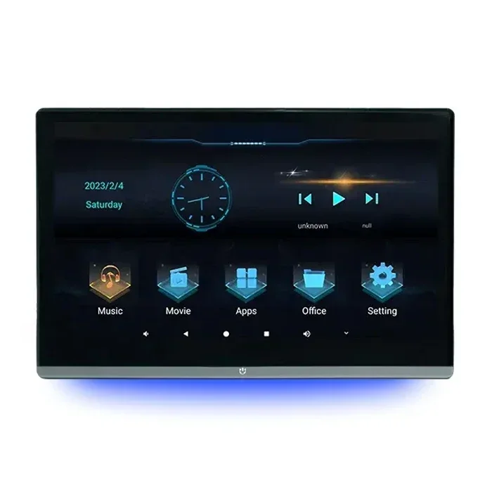 

13,3-дюймовый экран 4K Smart TV, развлекательный плеер на заднее сиденье, монитор подголовника автомобиля, автомобильный мультимедиа для автомобиля, 8-ядерный Android 12