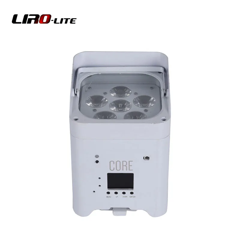 10pcs with case Battery Wireless Par 6x18w Rgbwa Uv 6in1 Dj Par Light IR Remote and Wifi Control Led Par for Stage Party Show