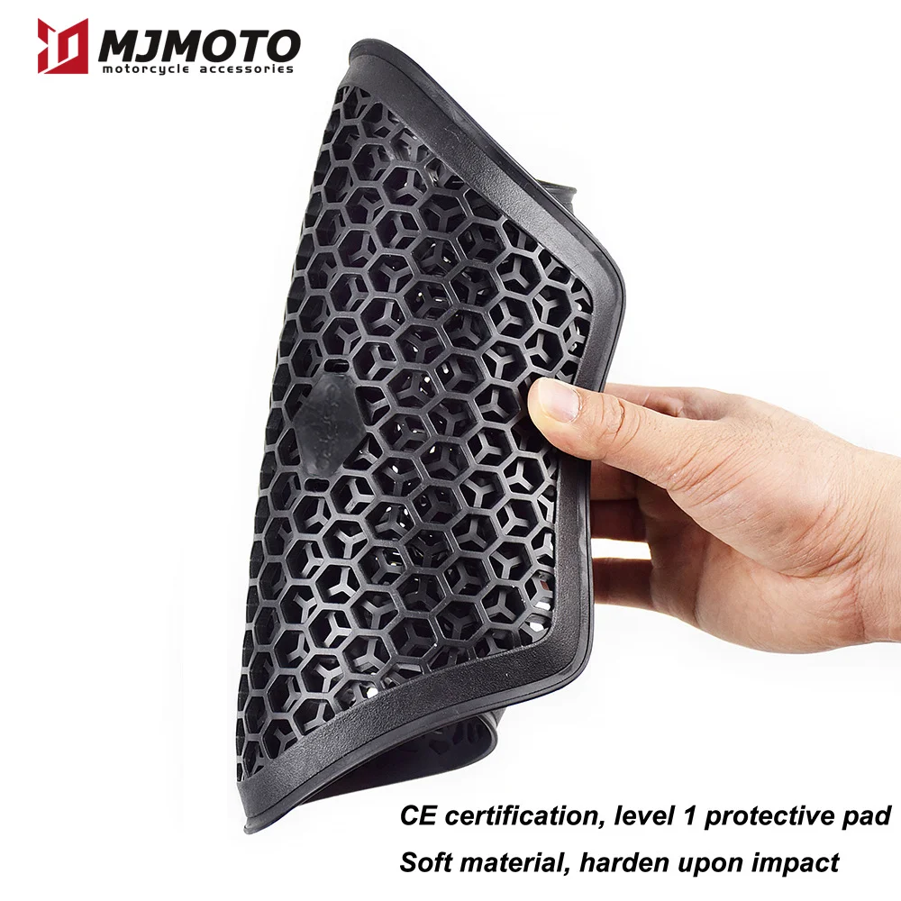 CE Approved Motorcycle Armor Pads Shoulder Elbow Back Chest Protector Inserts for Motorbike Riding Jacket Universal Gear