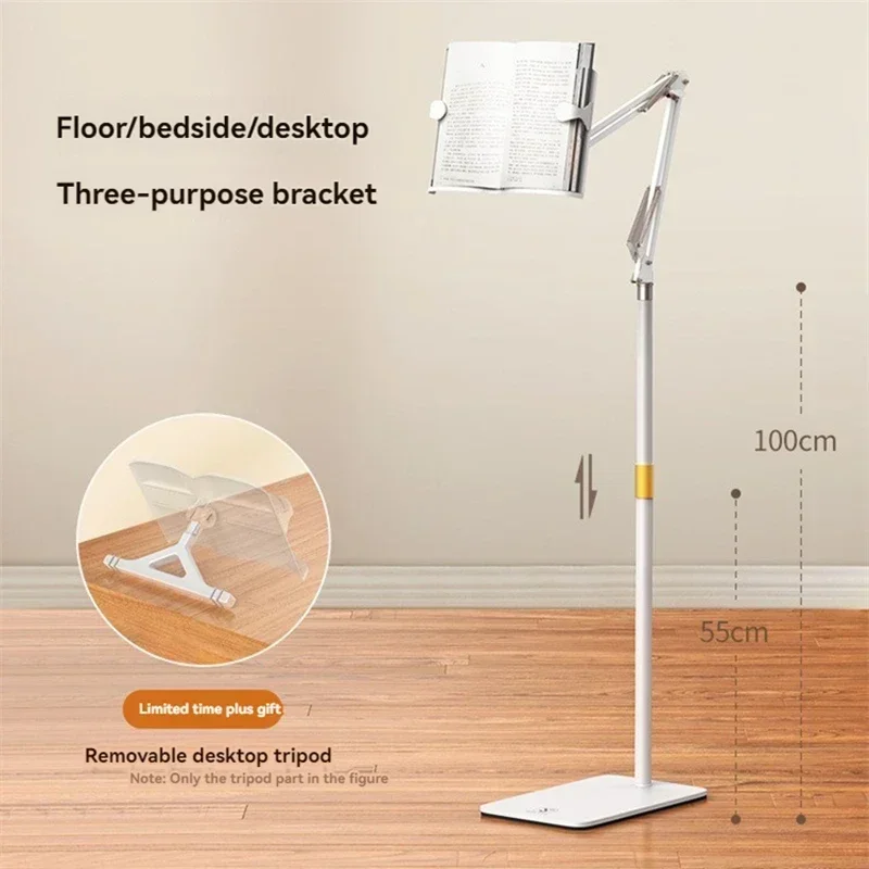 Multifunctional Adjustable Stand: Picture Book/Book Holder, Morning Reading Clip, and Desktop Stand for Phones & Tablets