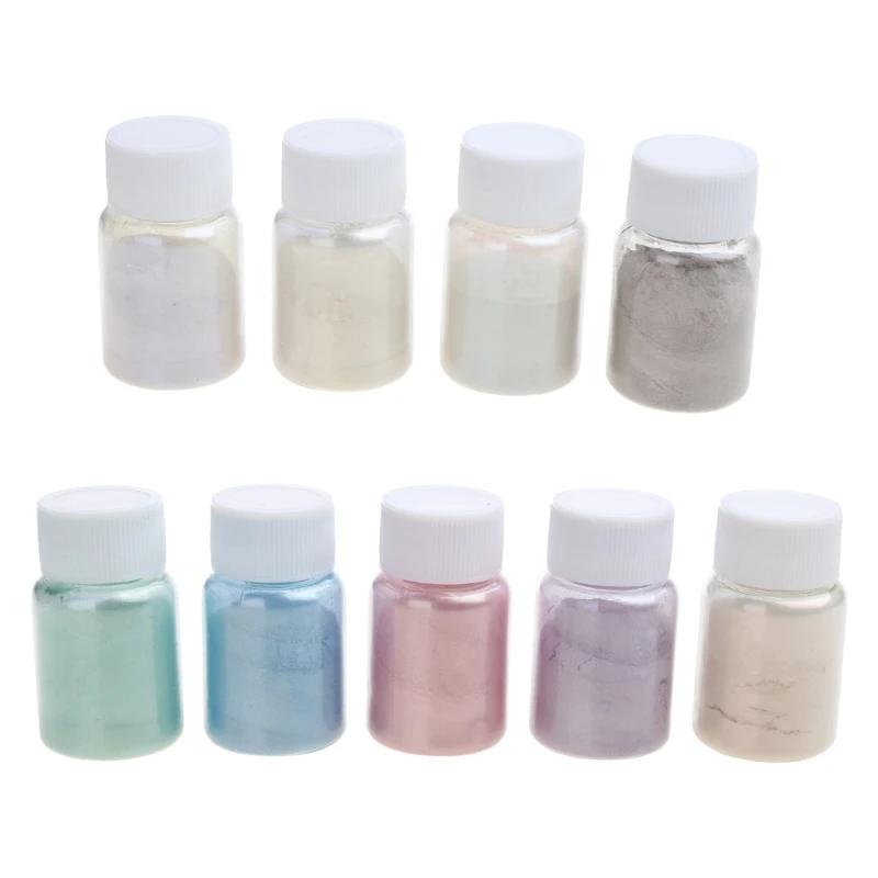 Polarizing Powder Resin Pigment Dye UV Resin Epoxy DIY 9 Colors Dyes Making Make-up Nails