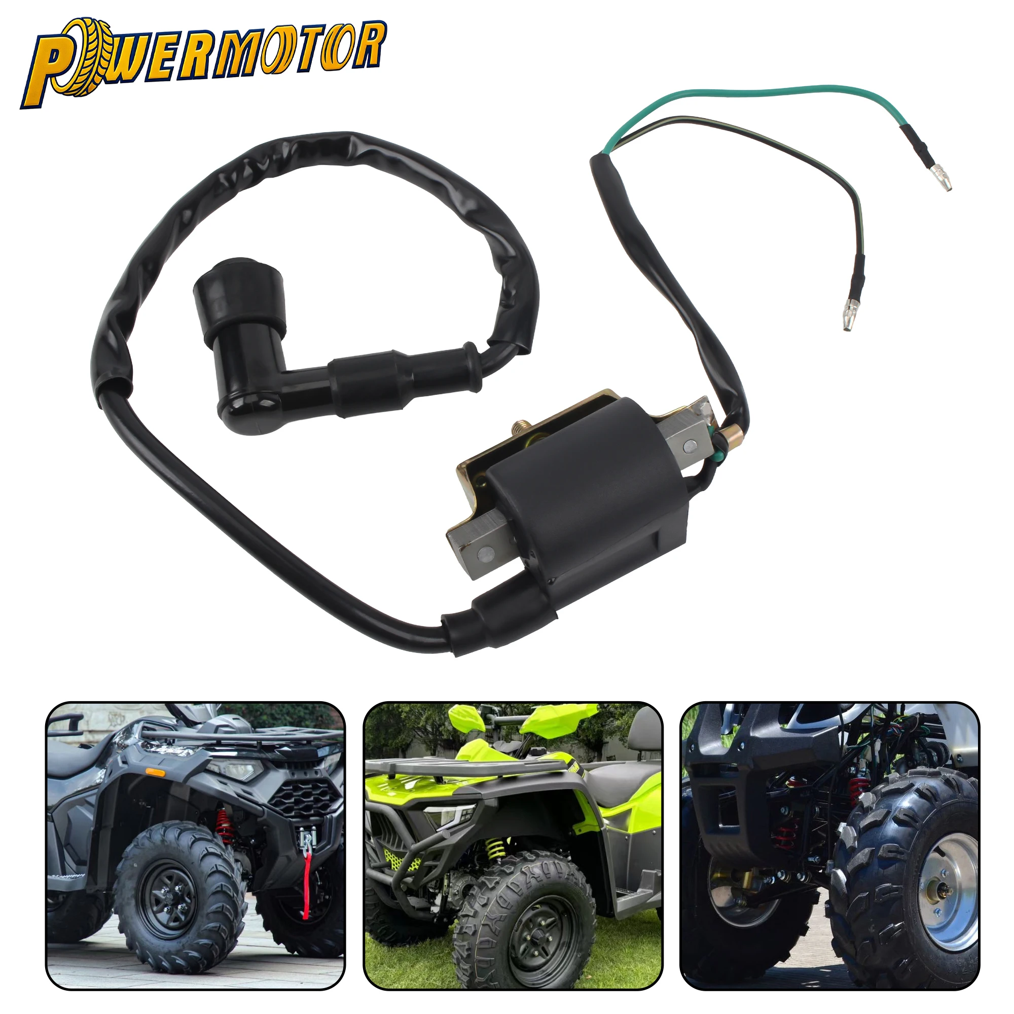 

Universal Motorcycle Ignition Coil For Kazuma Lifan Honda 50cc 70cc 90cc 110cc 125cc ATV Quad Dirt Bike Scooter Moped Parts