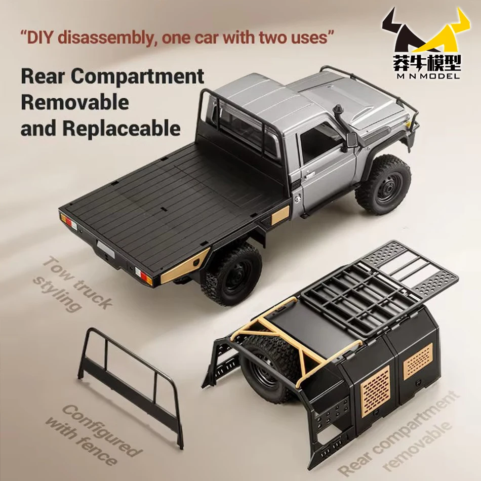 MN نموذج MN82S LC79 1/12 4WD كامل النطاق RC بيك اب شاحنة قصيرة التحكم عن بعد تسلق على الطرق الوعرة سيارات لعب للأطفال مهرجان الهدايا