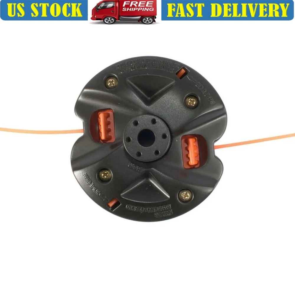 

Универсальная триммерная головка с Push-N-Load 0,095 дюйма, 2 линии, сменная, прочная, для жилых помещений, совместимая с газовыми аккумуляторными триммерами