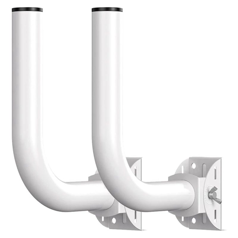 New Universal Wireless Bridge Bracket Mount,Pole And Wall-Mounted Mount For Outdoor Ap Access Point Client Bridge Cpe,2-Pack