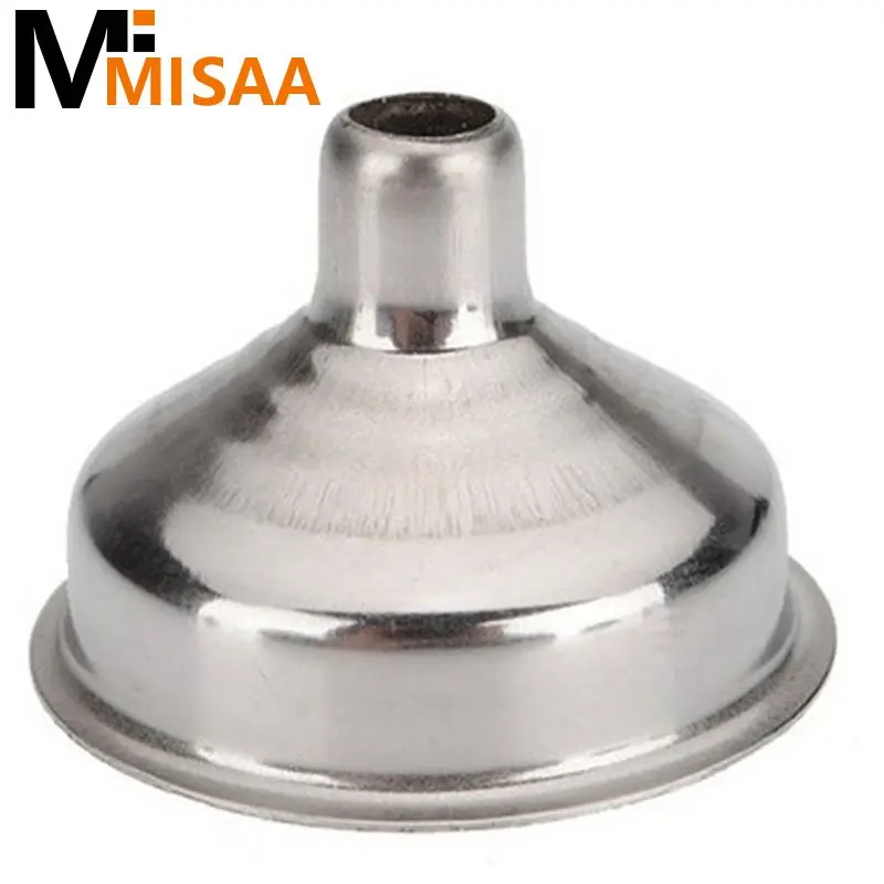 Stainless Mini Steel For Filling Small Bottles Detachable Filter Wide Mouth Hip Flask Funnel Filler Tool Bar Kitchen Gadget