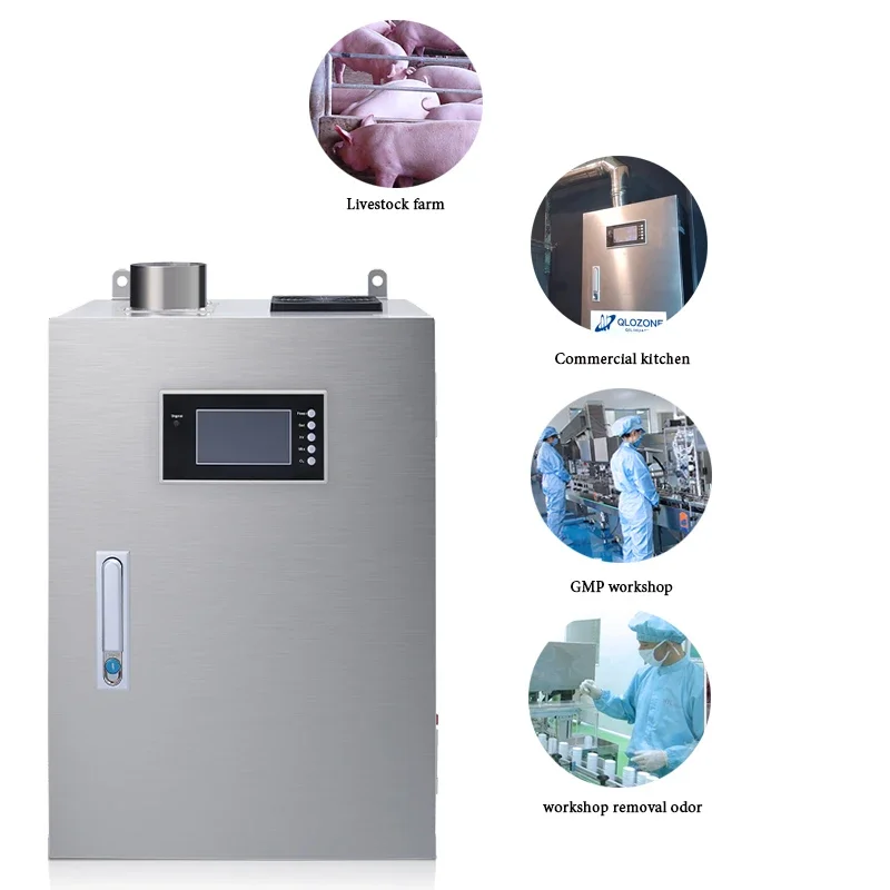 

Qlozone fried chicken restaurant air purifier kfc cooking oil air treatment ozonator commercial kitchen ozone generator