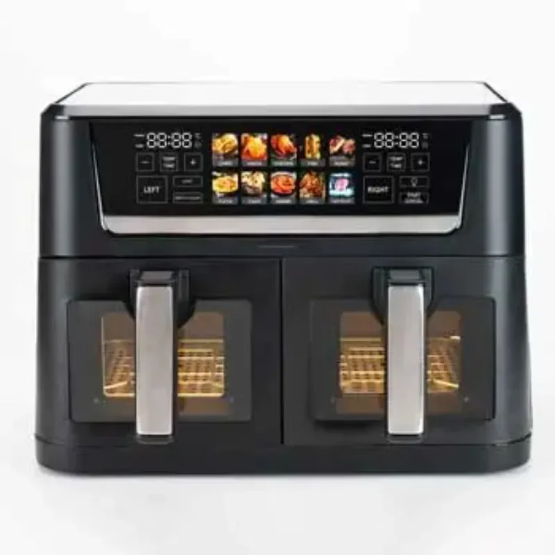 Large Capacity 12L Digital Touch Smart Air Fryer Toaster Oven New Double Stack Multifunctional Oil-Free Air Fryer