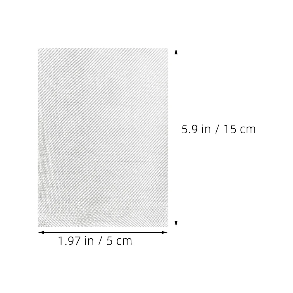 5 Pcs Mesh for Bumper Repair Fine Automotive Accessory Car Kit Silver Vent Screen