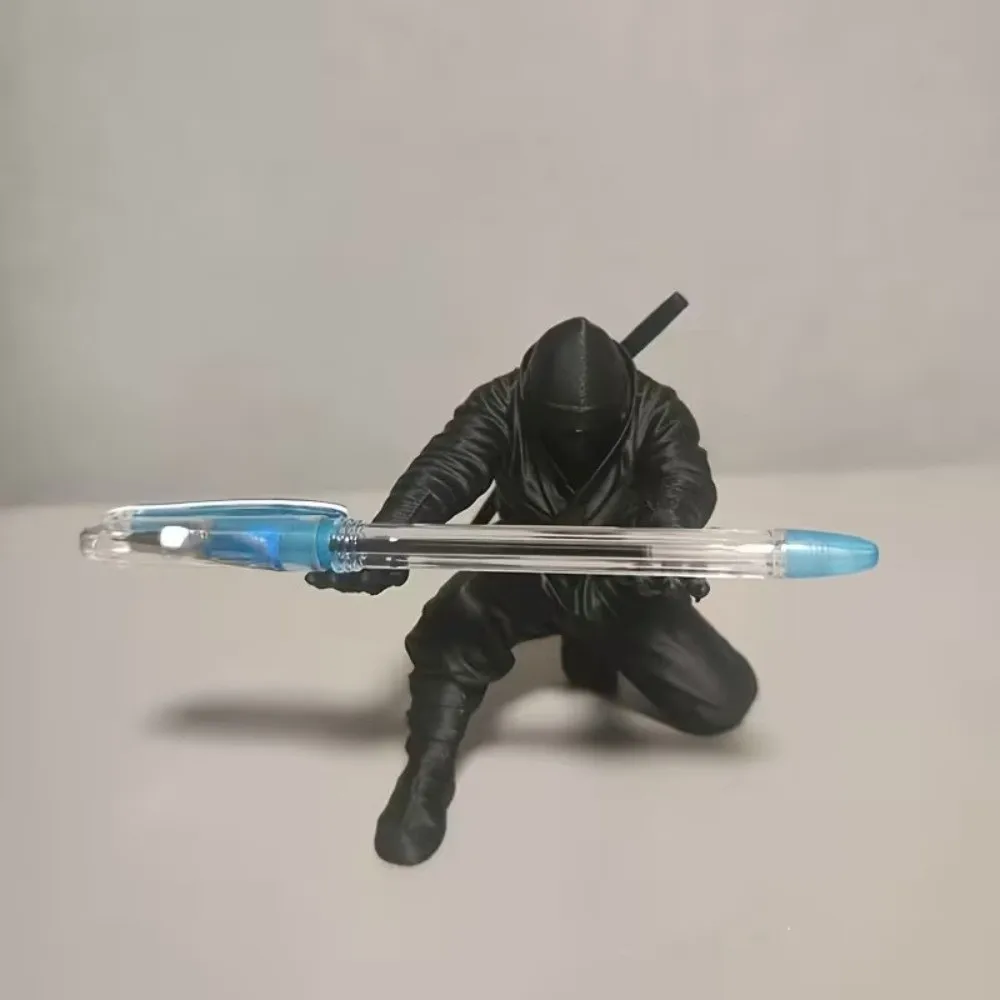 Exquisite Funny Ninja Ornaments Creative Multi-functional Pen Holder Decorations 3D Printing Warrior Ornaments Birthday Gift