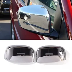 2X Car Rearview Side Mirror Cover Wing Cap For Dodge Grand Caravan For Chrysler Town Country 2008-2016 Exterior Door Case Trim