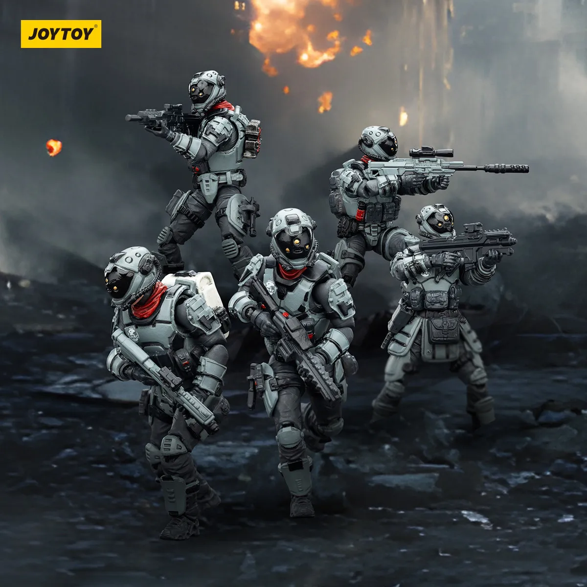 

Коллекционная фигурка Joytoy Dark Source: Отряд UNSC Mirage, 5 персон, масштаб 1/25, модель для декора, украшение для рабочего стола, подарок