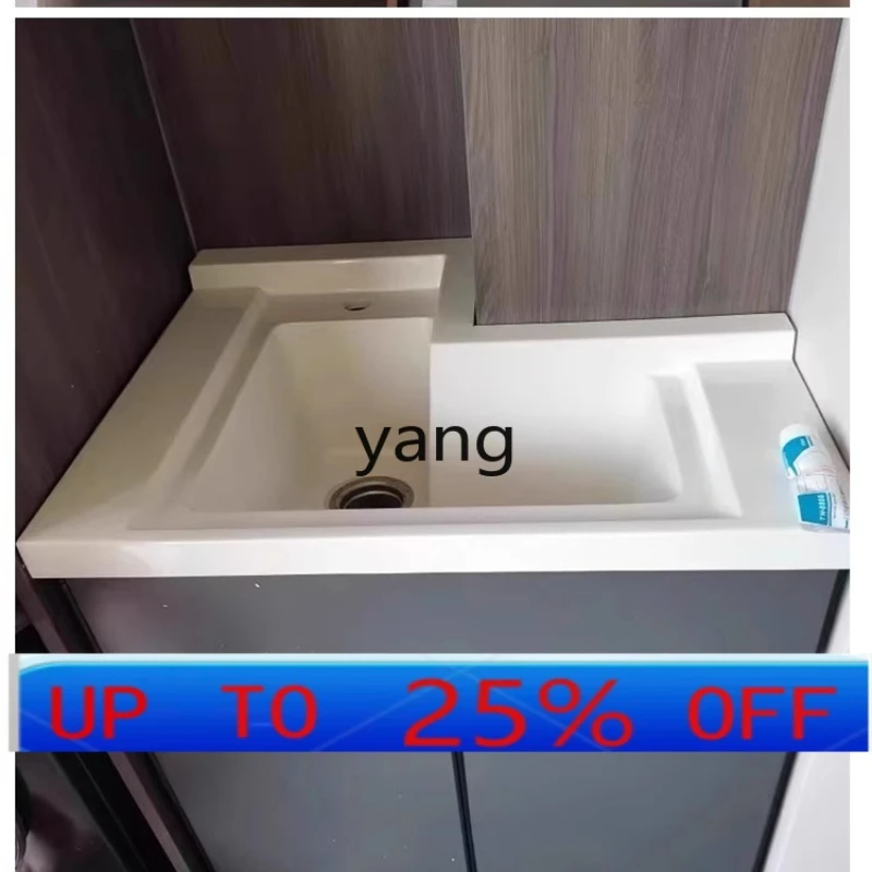 

LH balcony integrated basin laundry pool with rubbing board flat basin single basin