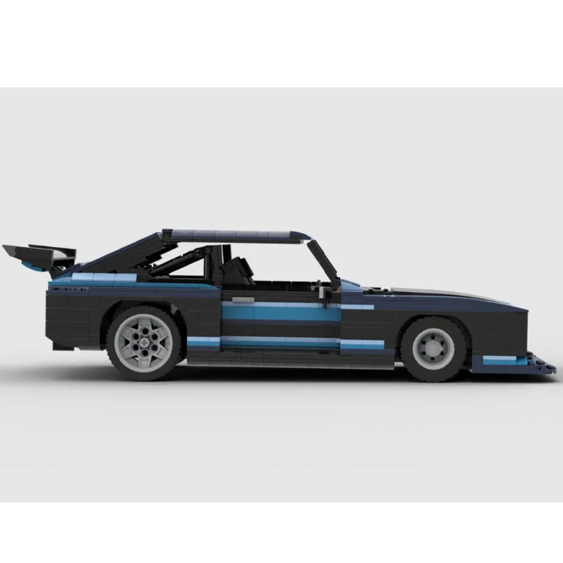 MOC-119987Nuovo modello classico di super auto da corsa, 1551 parti, giocattolo creativo per ragazzi, compleanno per bambini e Natale