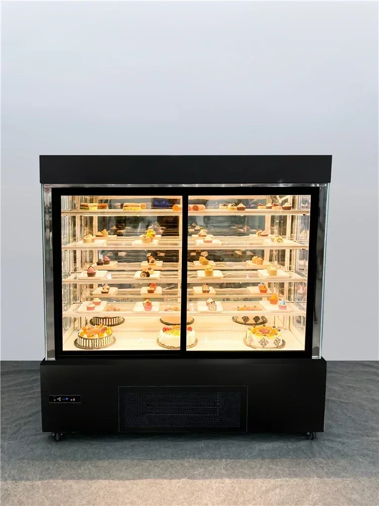 Vertical Cake Counter Commercial Dessert Refrigerated Display Cabinet