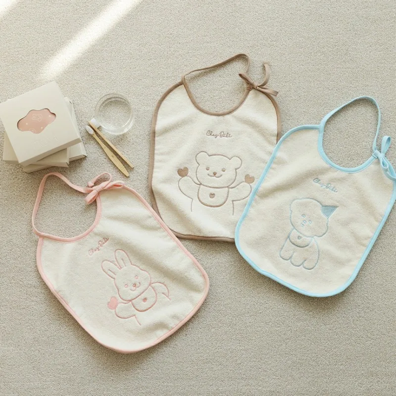 

Дорожный детский бандана, набор нагрудников, корейские вышитые слюнявчики, ультра-мягкое полотенце для лица, мочалка для малышей, милый нагрудник, шарф на шею