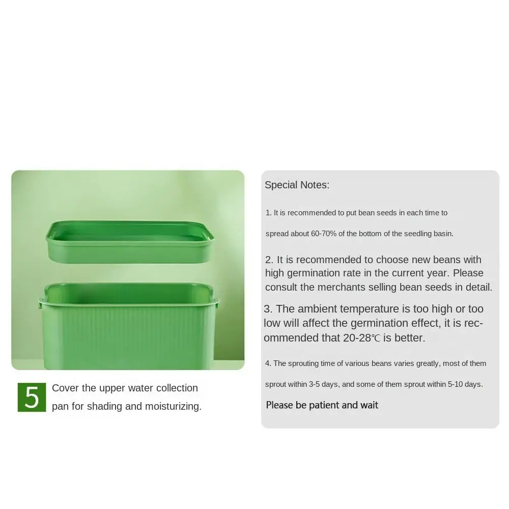 Soilless Cultivation Sprouts Growing Tray Horticultural Tool Sprout Planting Helper Hydroponic Sprouting Plate Multi functional