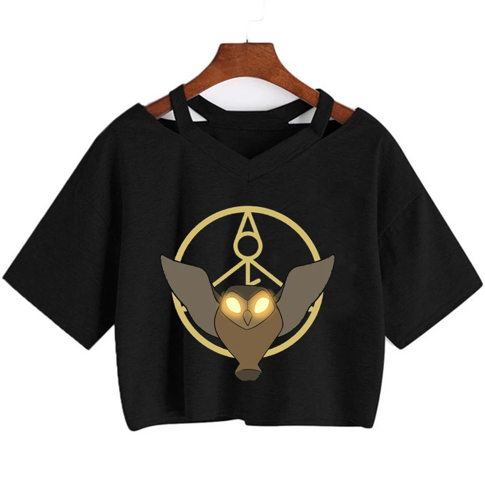 the Owl House crop top women dollette 2000s funny shirt cutecore clearance sales gyaru