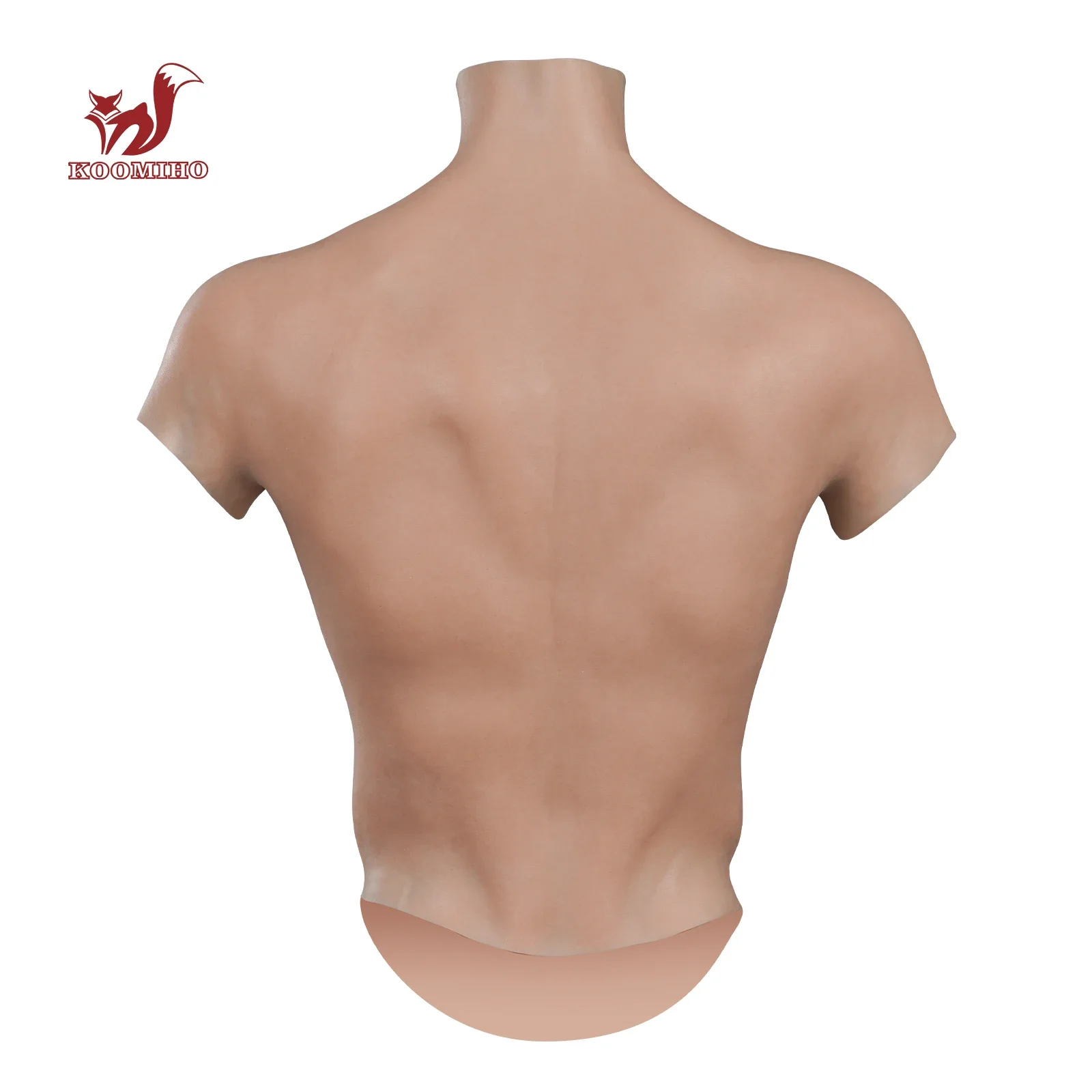 KOOMIHO Macho Cosplay Realistic Silicone Muscle Male Suit Fake Belly  Artificial Simulation Sturdy Chest Men Crossdresser