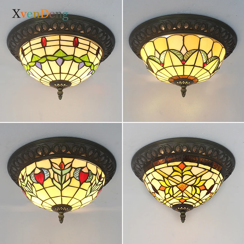 

Tiffany Lamps Retro Turkish Ceiling Lights Vintage Ceiling Hanging Lamps for Living Room Bedroom Lamp Art Deco Ceiling Lighting