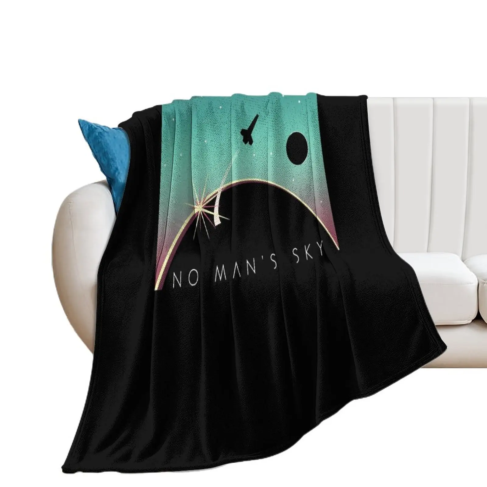 People Call Me Space No Mans Sky Logo Boys Girls Throw Blanket Hairys Moving Blankets