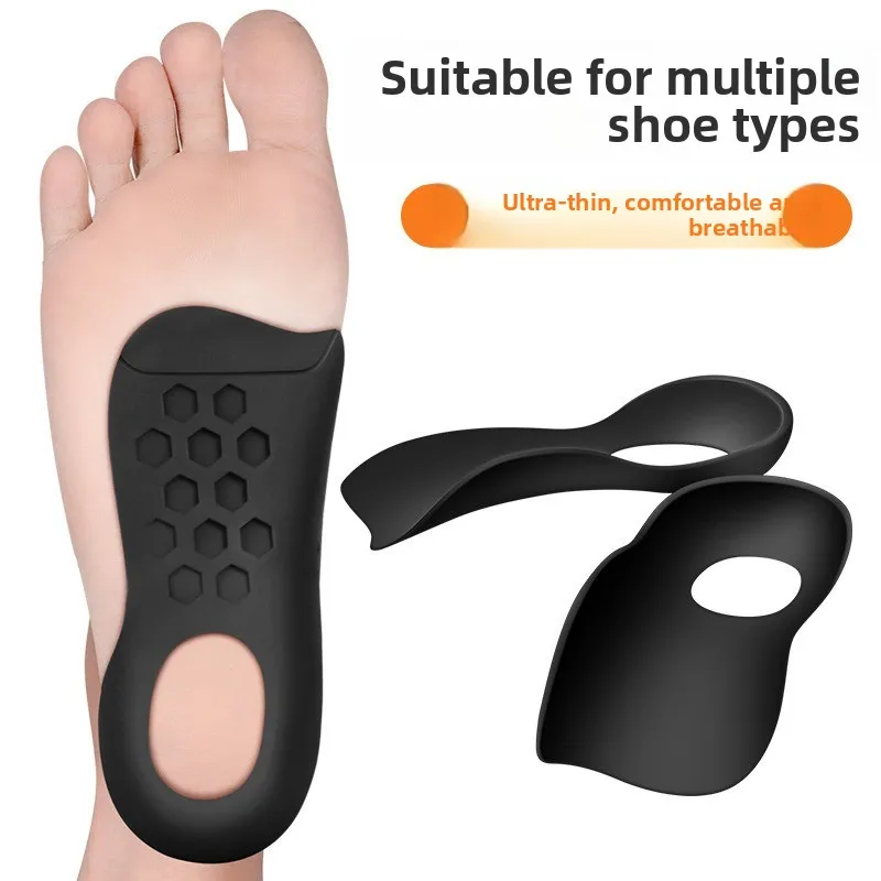 1 Pair Orthotic Insoles For Flat Feet O-Shaped Legs And Plantar Fasciitis - Unisex Arch Support Shoe Inserts