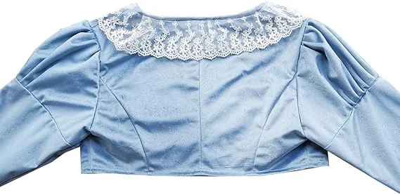 Regency Jacket Women Jane Austen High Waist Spencer Short Blue Jacket For Empire Waisted Dresses Elizabeth Bennet Coat - view 2