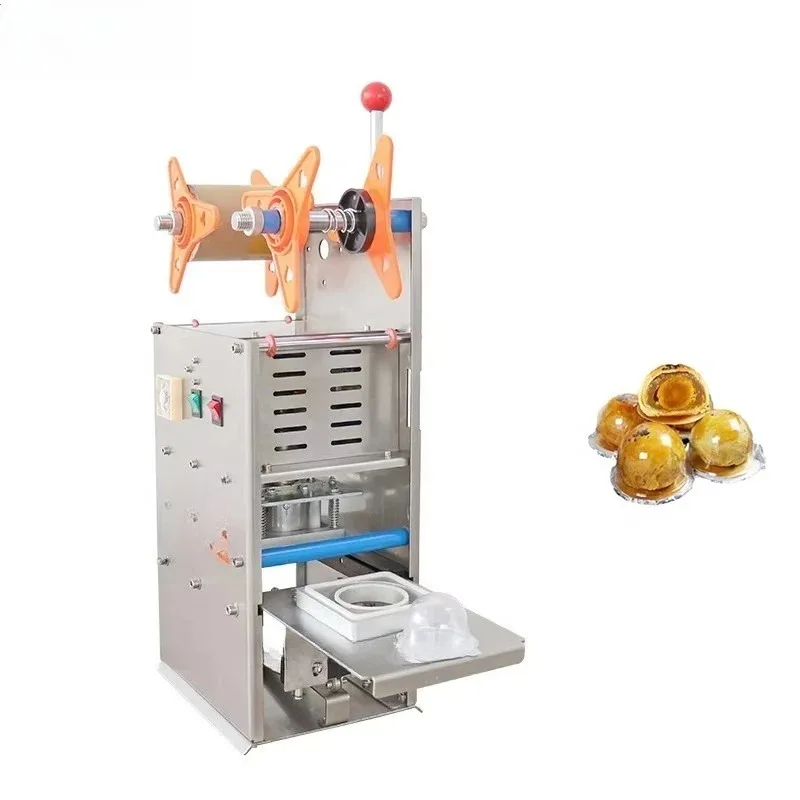 

【Best-selling】Automatic Plastic Cup Sealing Machine,Table Type Sealing Machine Fast Food Tray Sealer