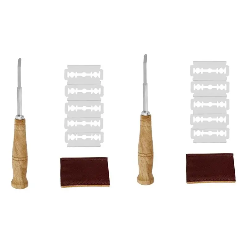 A67K-2Set Bread Lame Knife Sourdough Scoring Tool For Bread Making For Homemade Bread