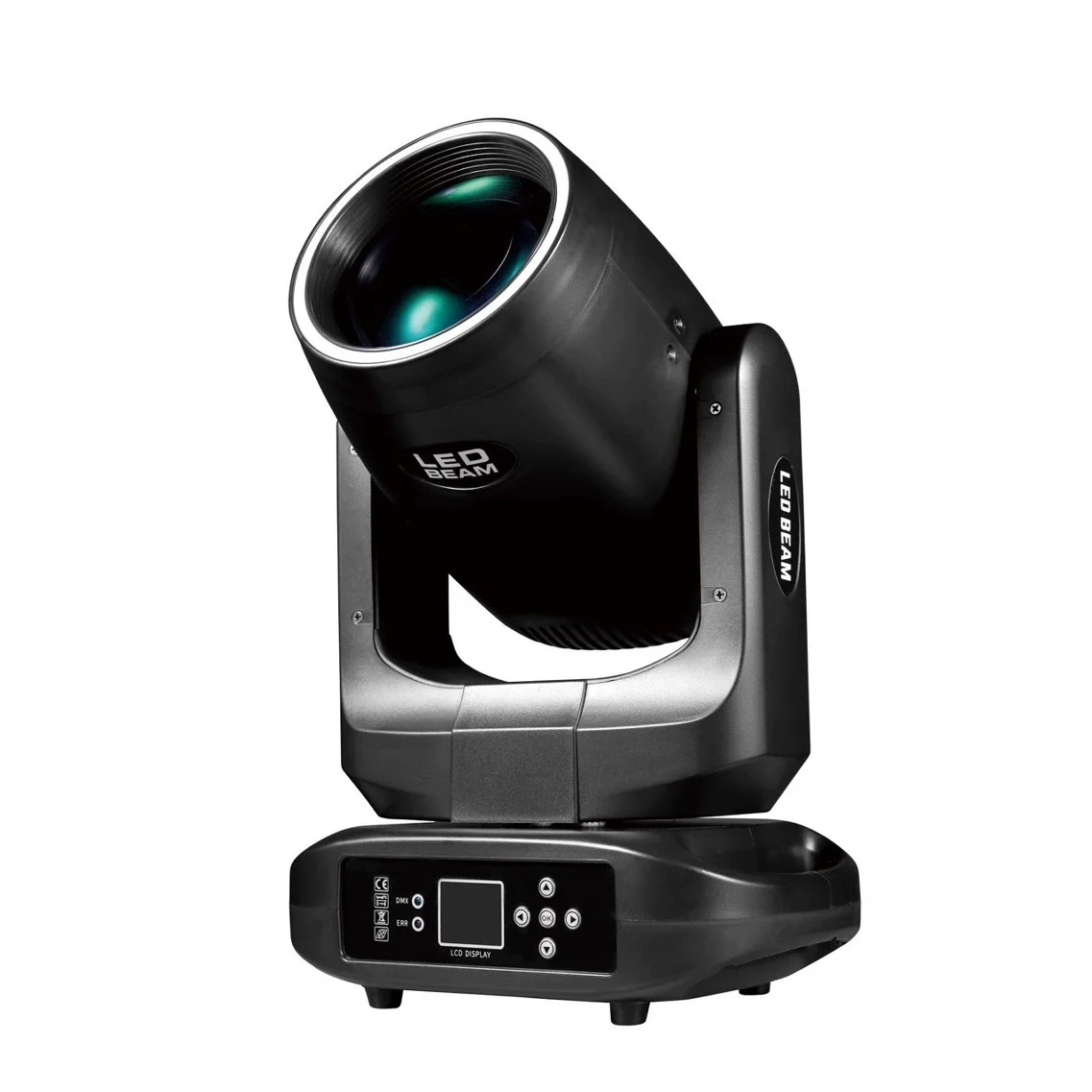 200W LED Moving Head Light Laser Source Aluminum Body DMX512 Control Mode for DJ Beam Theme Parks Hotels