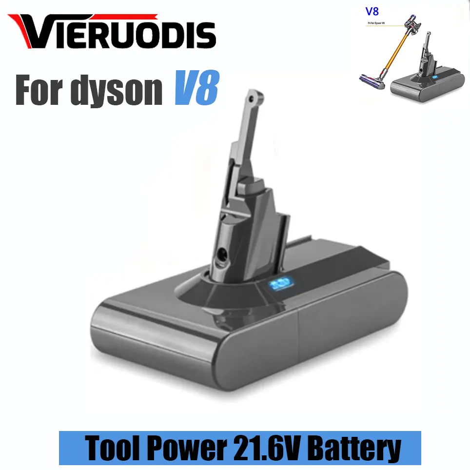 

9800mAh 21.6V Battery For Dyson V8 Battery Absolute Animal Li-ion Vacuum Cleaner Rechargeable BATTERY L30