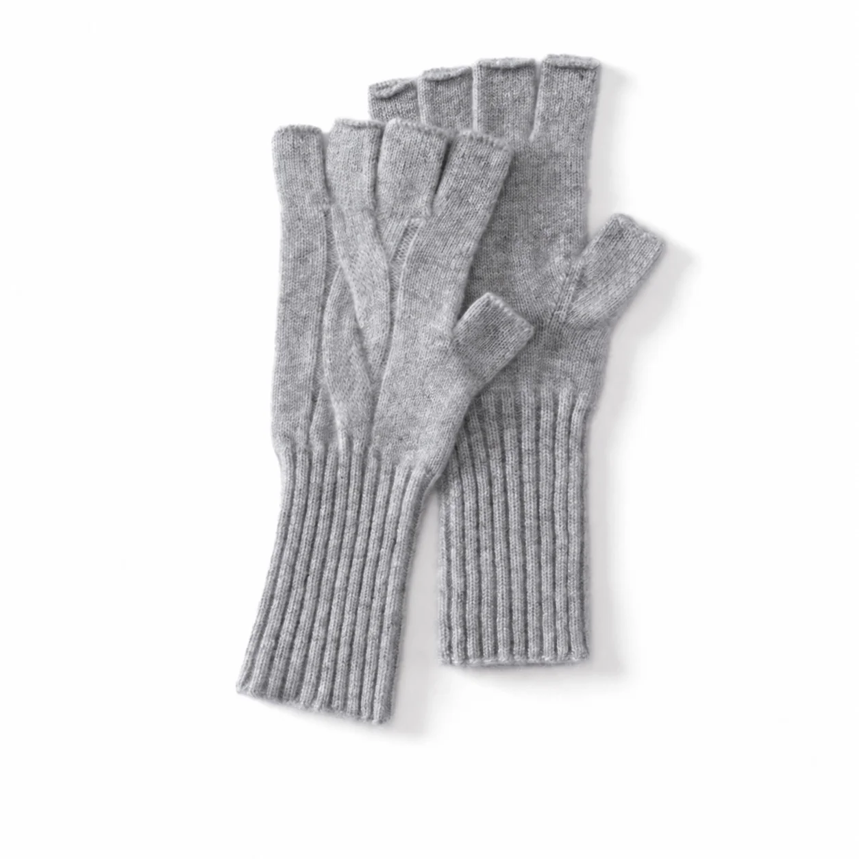 Separate Finger Gloves Fingerless Unisex Gloves Goat Cashmere Gloves Cashmere Knit For Men Fall And Winter Commuting Phone Use