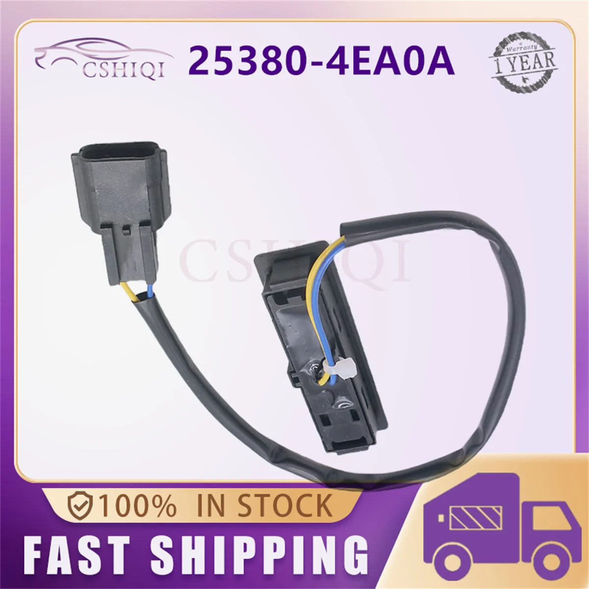 

25380-4EA0A Rear Tailgate Lid Switch Trunk Control Switch For Nissan Qashqai 2016 Auto Parts 253804EA0A 25380-4EA1A 253804EA1A