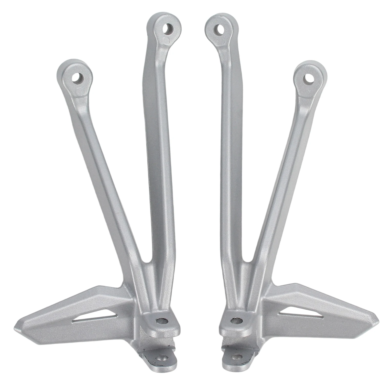 1 Pair Rear Footrest Holder For Triumph Street Triple 765R 765RS 765 Moto2 Edition Passenger Pedals Brackets Footpegs Hangers 3