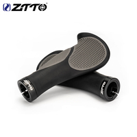 ZTTO Bicycle Grips MTB Ergonomic Handlebar Grips Non-Slip TPR Rubber Handle Bar Cover Shock Absorption With Bar Plugs